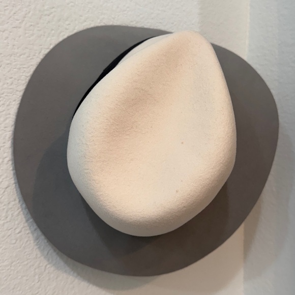 Rag & Bone Color Block Wool Floppy Brim Fedora NWOT - Picture 4 of 10